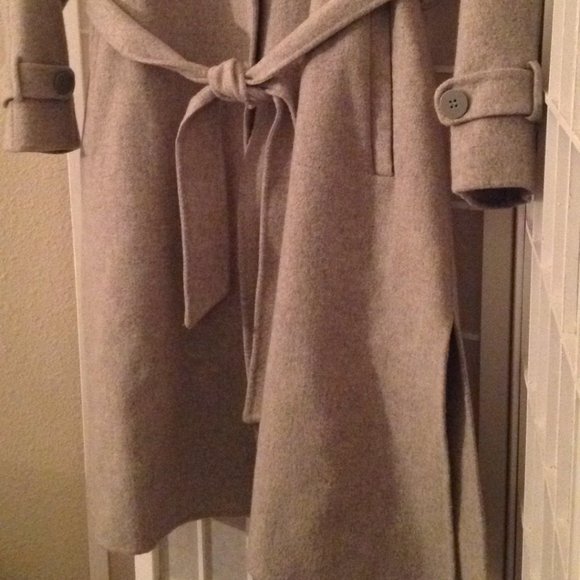 Grey Fleece Coat - Picture 3 of 5